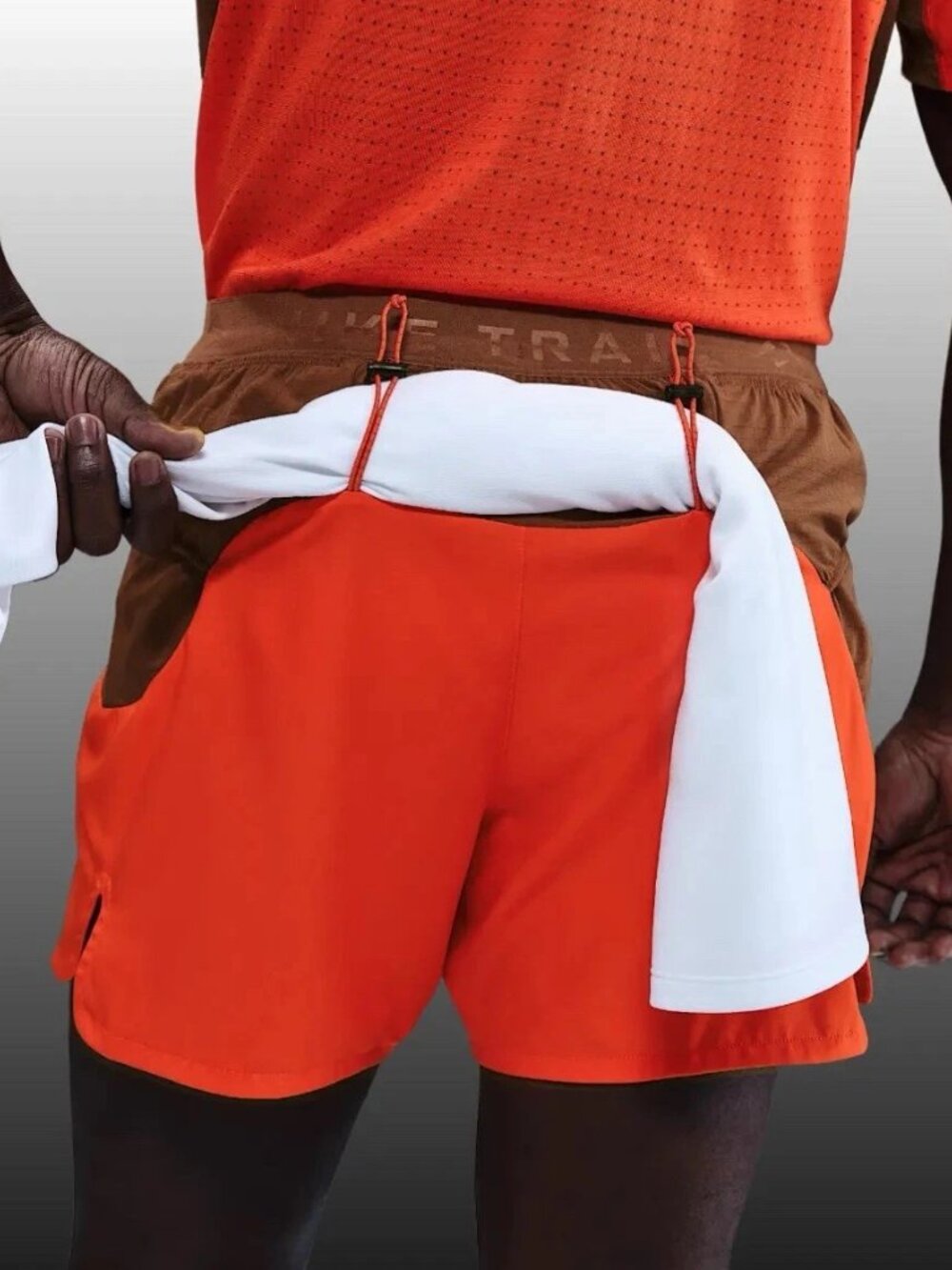 Nike Trail Running Shorts Mens XL  Orange Brown Liner ADV dri-fit  HJ3572 $80